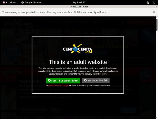 $1 Cento X Cento Trial Offer