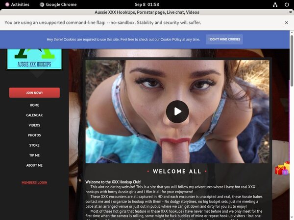 Aussie XXX HookUps Acc Free