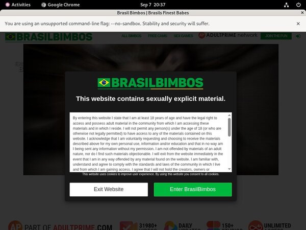 Brasil Bimbos Working Pass