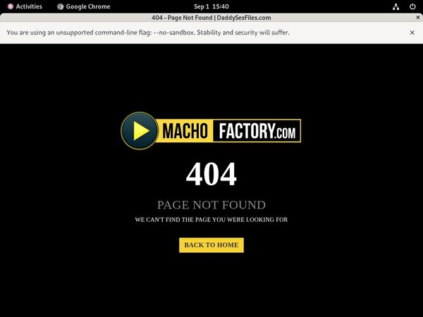 Com Machofactory Login Account