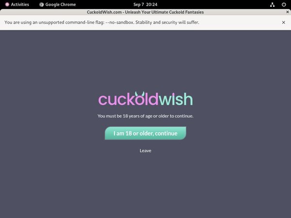 Cuckoldwish Log In