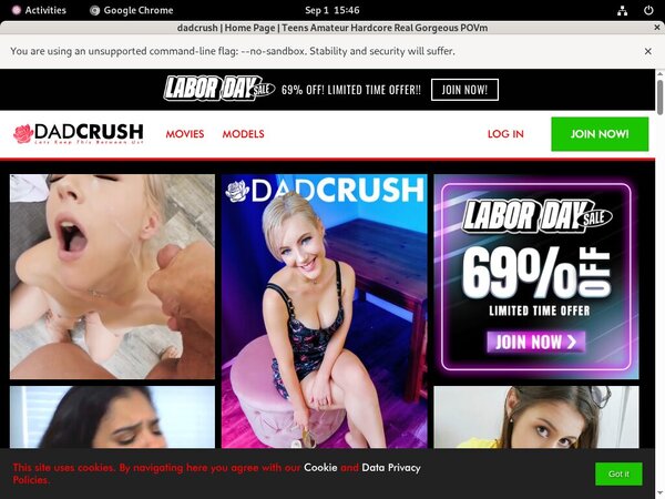Dad Crush Login Details