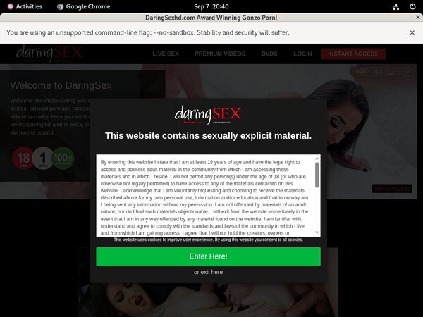 Daringsexhd.com Promo