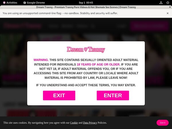 Dream Tranny Trial Offers