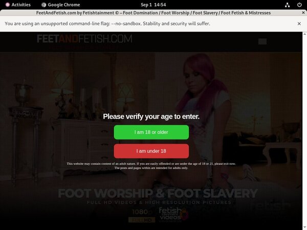 Feetandfetish Sign