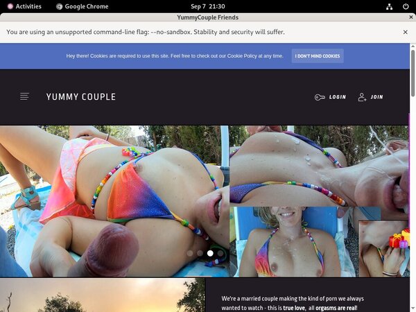Free Working YummyCouple Account