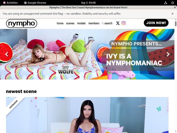 Get Nympho Free Trial