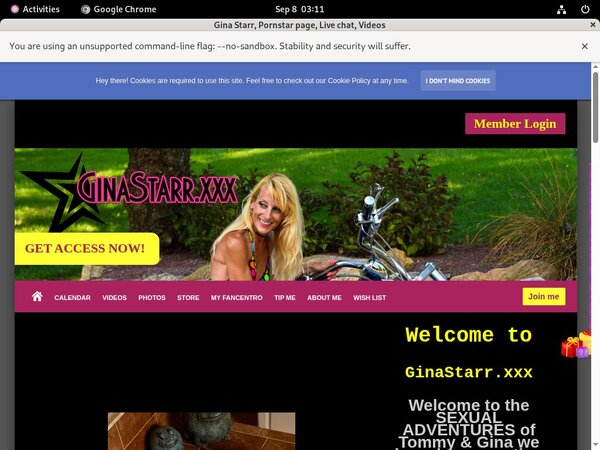 Gina Starr Make Account