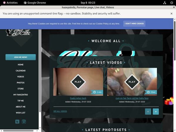 Hazeyzdollz.com Usernames