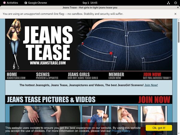 Jeans Tease Idealgasm