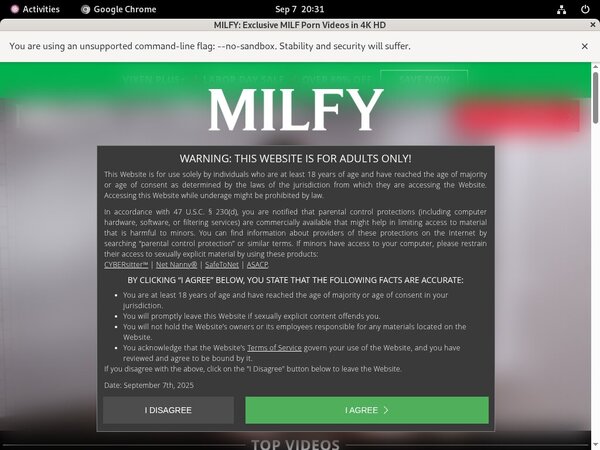 Milfy Passwords Free