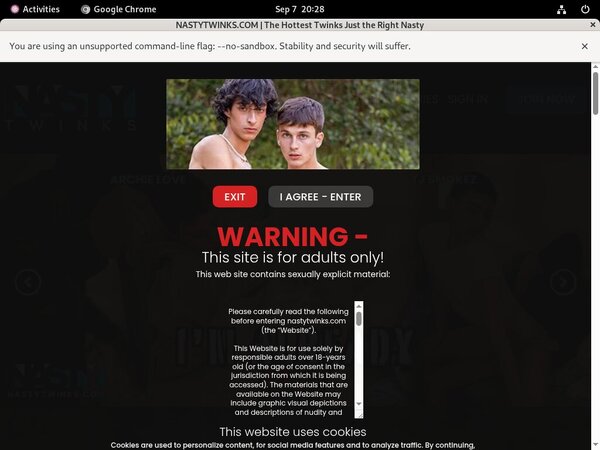Nasty Twinks Promotion