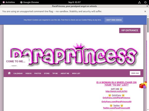 New ParaPrincess Discount Offer