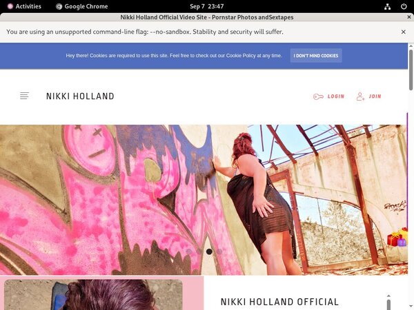 Nikki Holland Paypal?