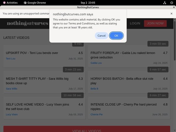 Nothing But Curves Payment Page