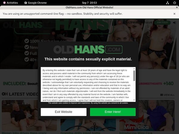Old Hans With Trial