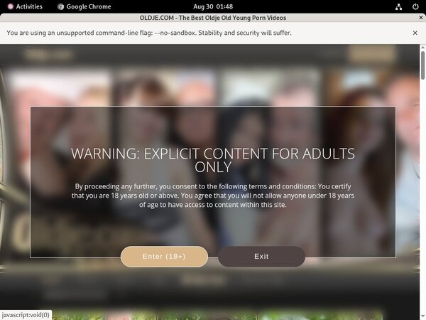 Oldje.com Create Account
