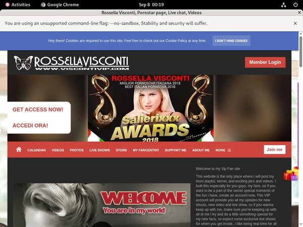 Rossella Visconti Member Passwords