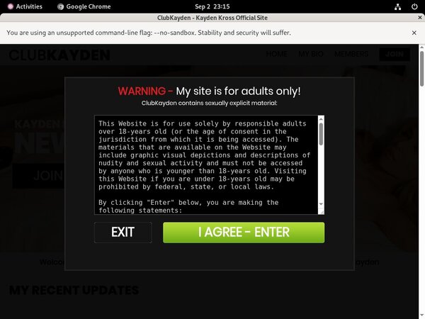 Save On Club Kayden Trial