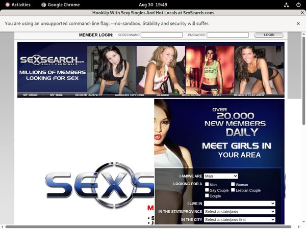 Sexsearch Exclusive Discount