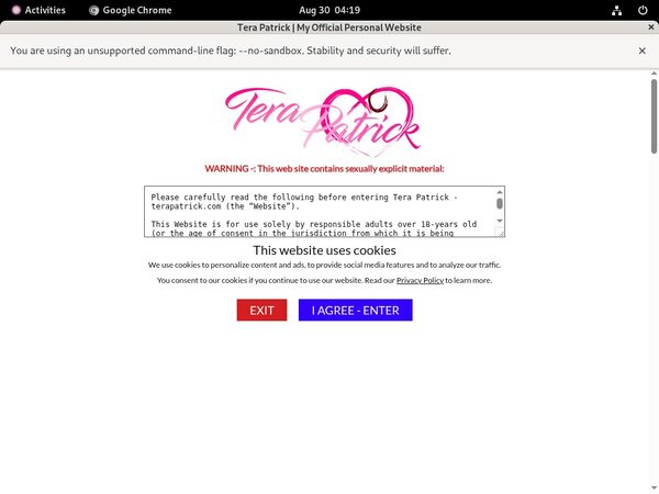 Tera Patrick Passwords For Free