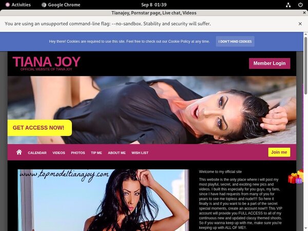 Tianajoy.modelcentro.com Discount 70% Off