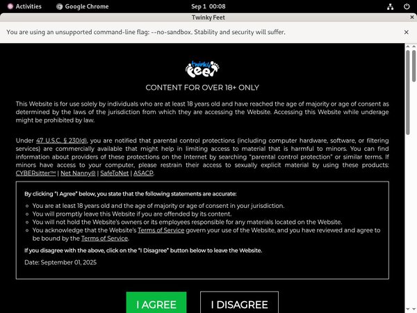 Twinky Feet Discount Free Offer