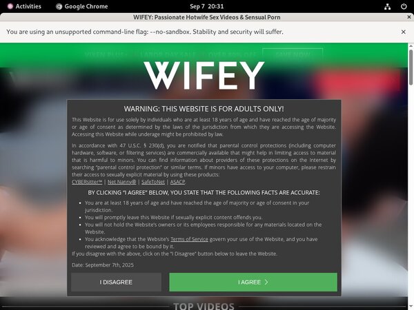 Wifey.com Discount Setup