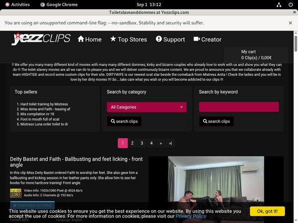 Yezzclips.com Premium Pass