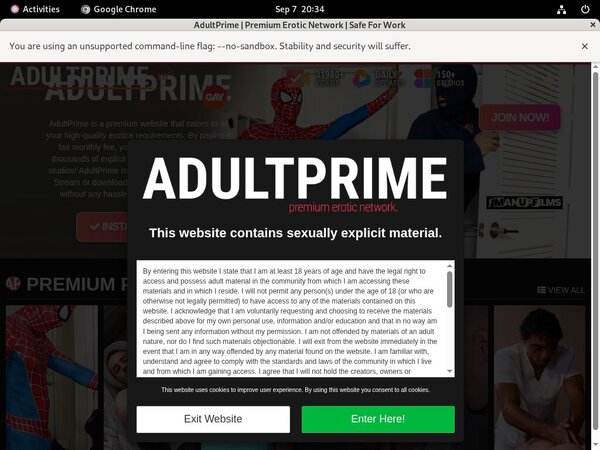 Adultprime Login Passwords