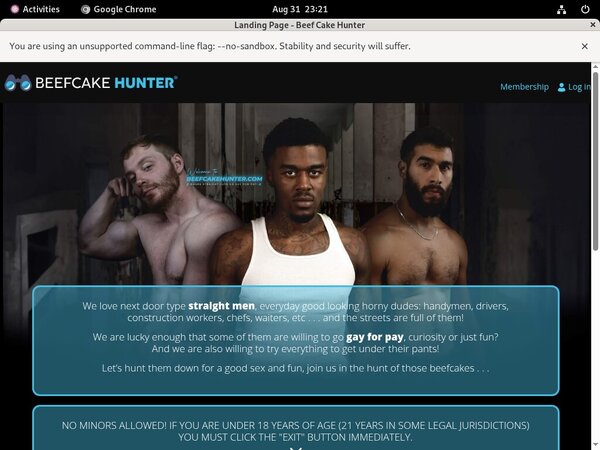 Beef Cake Hunter With Mastercard