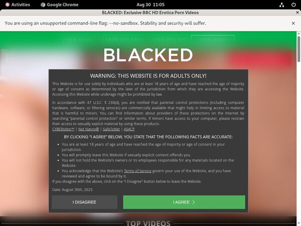 Blacked Wachtwoord