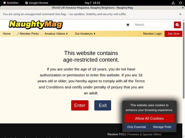 Daily Naughtymag.com Accounts