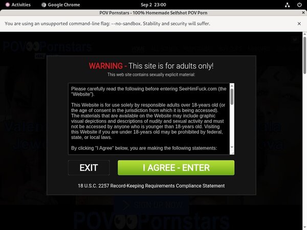 Free Povpornstars.com Username