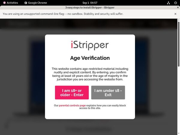 Istripper Join With ClickandBuy