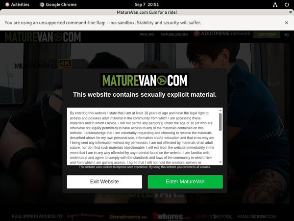Mature Van Cuentas Gratis