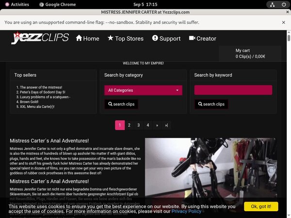 MistressJenniferCarter Free User