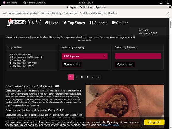 Scat Queens Berlin Discount Member