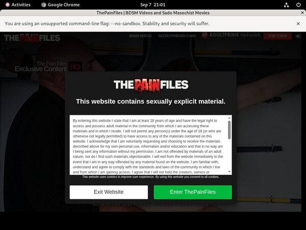 Thepainfiles.com Free Trial Pass