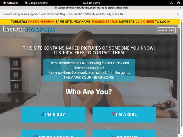 Password Instant Hookups